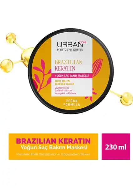 Urban Care Brazilian Keratin Yoğun Saç Bakım Maskesi ile Sağlıklı ve Parlak Saçlar