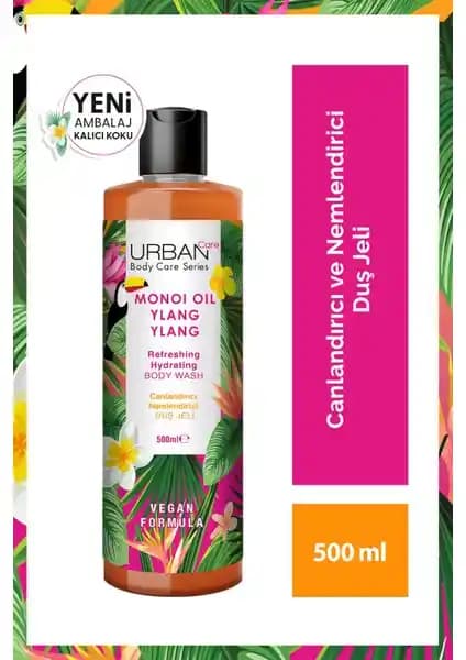 Urban Care Monoi Oil & Ylang Ylang Canlandırıcı Duş Jeli: Doğadan İlham Alan Temizlik ve Canlandırma Ürünü