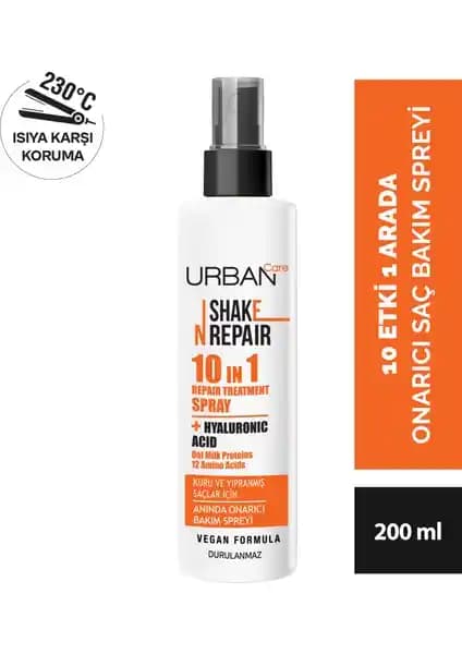 Urban Care Shake N Repair 10-in-1 Onarıcı Saç Bakım Spreyi Entegre Bakım Özellikleri ve Kullanım Kılavuzu