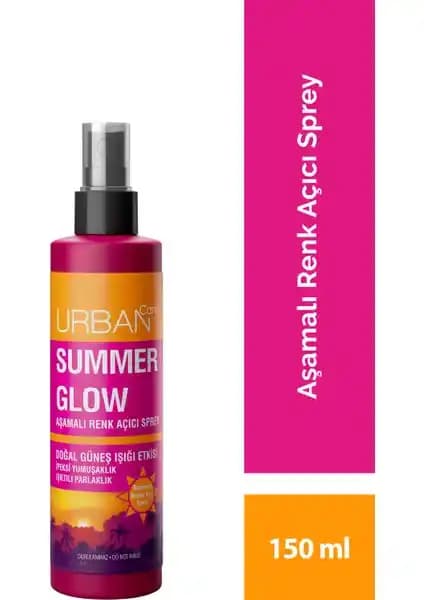 Urban Care Summer Glow Aşamalı Kalıcı Renk Açıcı Saç Spreyi Doğal ve Güvenli Saç Açma Deneyimi