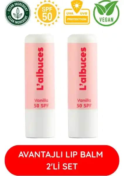 Vanilla 50 SPF Dudak Bakım Seti Güneş Koruyucu ve Nemlendirici Özellikleri