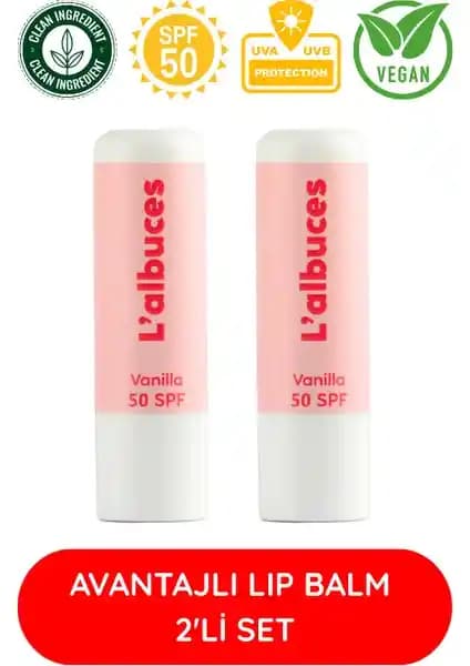 Vanilla 50 SPF Dudak Bakım Seti Güneş Koruyucu ve Nemlendirici Özellikleri
