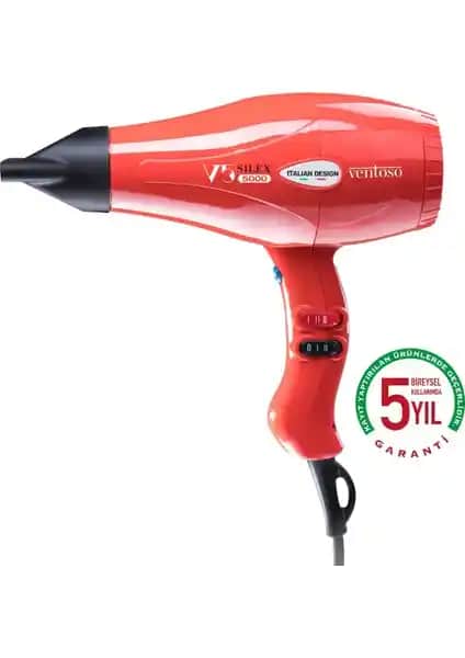 Ventoso V5 Silex5000 Profesyonel Saç Kurutma Makinesi Yüksek Performans ve Ergonomi