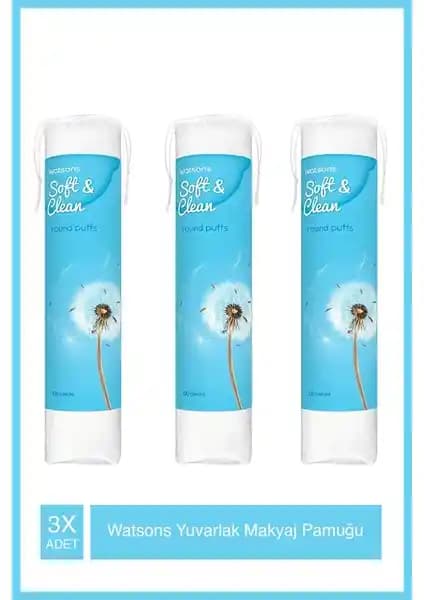 Watsons Yuvarlak Makyaj Pamuğu: Günlük Kullanım İçin Yüksek Kalite ve Konfor Sağlar