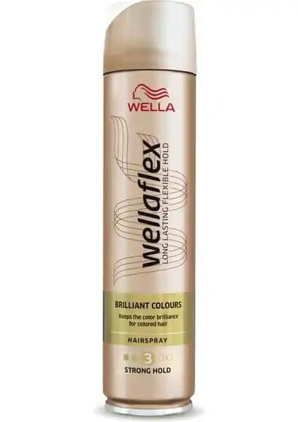 Wella Brillant Colors Strong Hold Saç Spreyi Güçlü Tutuş ve Doğal Görünüm Sağlar
