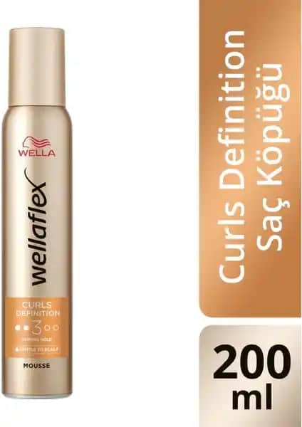 Wella Curls Definition Bukle Belirginleştirici Saç Köpüğü ile Doğal ve Şekillendirici Saç Bakımı
