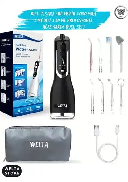 Welta Ağız Duşu: Çok Fonksiyonlu ve Taşınabilir Diş Temizleme Cihazı