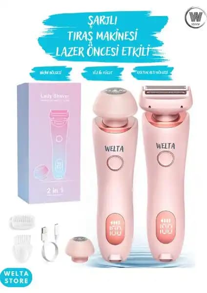 Welta Kadın Tıraş Makinesi: Çok Fonksiyonlu Güç Kaynağıyla Güvenli ve Pratik Kullanım