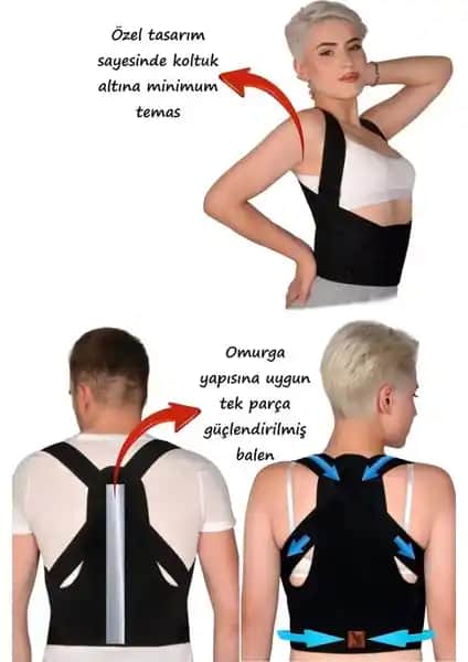 Wi-Fro Balenli Dik Duruş Korsesi: Sağlıklı ve Estetik Duruş İçin Güvenilir Çözüm