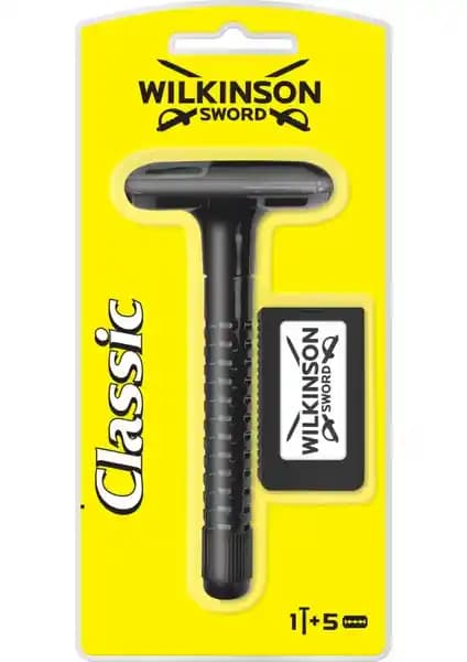 Wilkinson Sword Klasik Erkek Tıraş Bıçağı ve Yedek Bıçak Seti ile Kaliteli ve Konforlu Tıraş Deneyimi