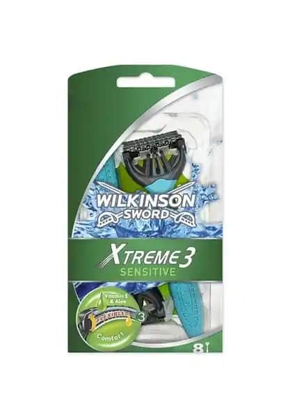 Wilkinson Xtreme3 Sensitive Tıraş Bıçağı: Hassas Ciltler İçin Konforlu ve Dayanıklı Tasarım