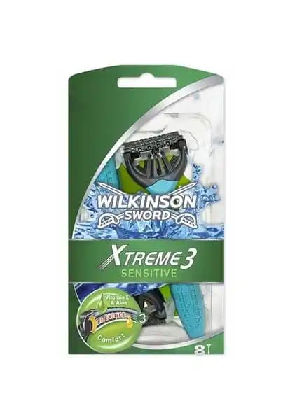 Wilkinson Xtreme3 Sensitive Tıraş Bıçağı: Hassas Ciltler İçin Konforlu ve Dayanıklı Tasarım