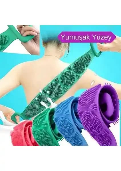 Woody Sofia Çift Taraflı Silikon Banyo Hamam Lifi ile Hijyen ve Konforu Artırın