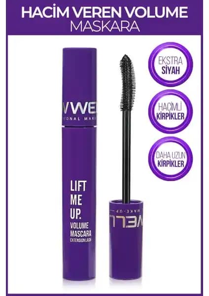 Yeni Well Lift Me Up Volume Maskara ile Kirpiklerde Hacim ve Uzunluk Artışı Sağlayın