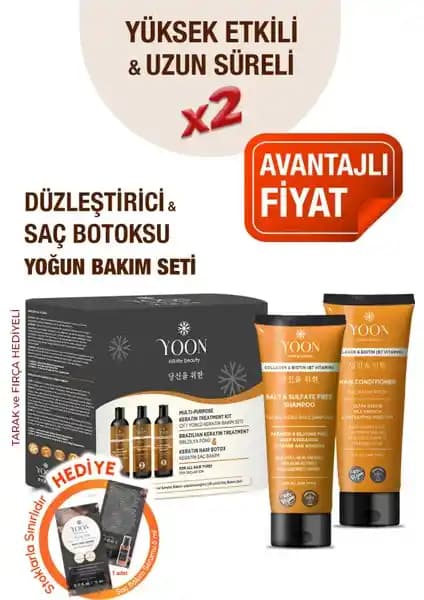 Yoon 3'lü Saç Bakım Seti ile Profesyonel Sonuçlar ve Saç Sağlığı Gelişimi