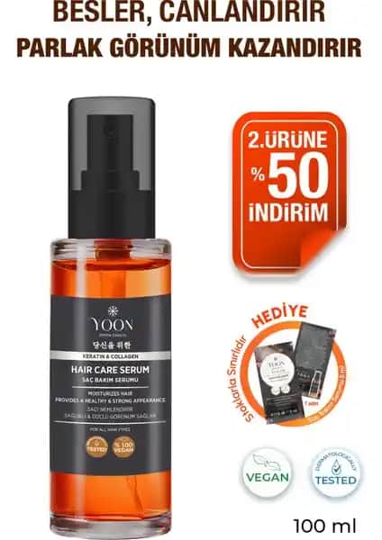 Yoon Durulanmayan Saç Bakım Serumu: Güçlü, Parlak ve Sağlıklı Saçlar İçin Uygun Çözüm