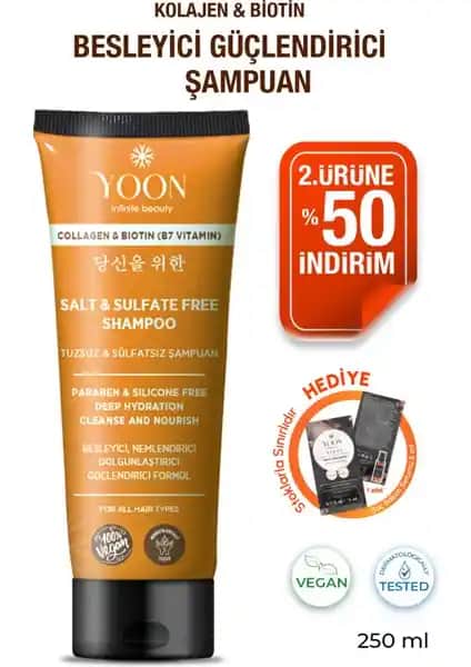 Yoon Sülfatsız ve Tuzsuz Şampuan: Doğal İçeriklerle Güçlü ve Parlak Saçlar için Ideal Çözüm