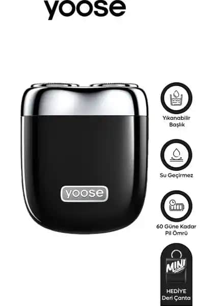 Yoose Mini Tıraş Makinesi: Seyahatleriniz İçin Kompakt ve Güçlü Kişisel Bakım Cihazı