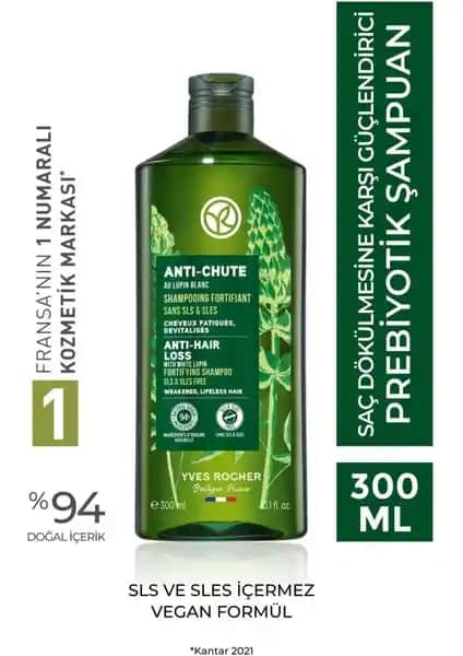 Yves Rocher Anti-Dökülme Prebiyotik Şampuanı Saç Dökülmesini Azaltan Doğal Bakım Ürünü