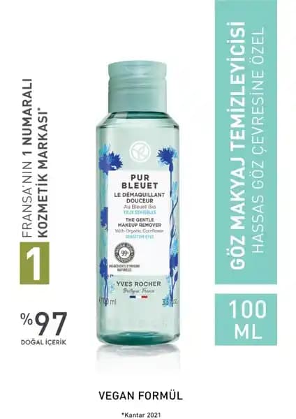 Yves Rocher Hassas Gözler İçin Doğal ve Nazik Makyaj Temizleyici Ürün İncelemesi