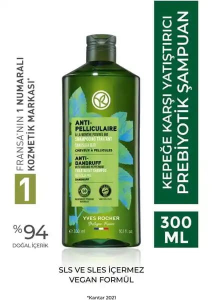 Yves Rocher Kepeğe Karşı Prebiyotik Şampuan: Doğal ve Etkili Kepek Mücadele Çözümü