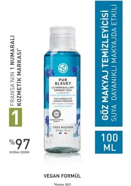 Yves Rocher Suya Dayanıklı ve Yoğun Makyajlar İçin Göz Makyaj Temizleyici Ürün Özellikleri