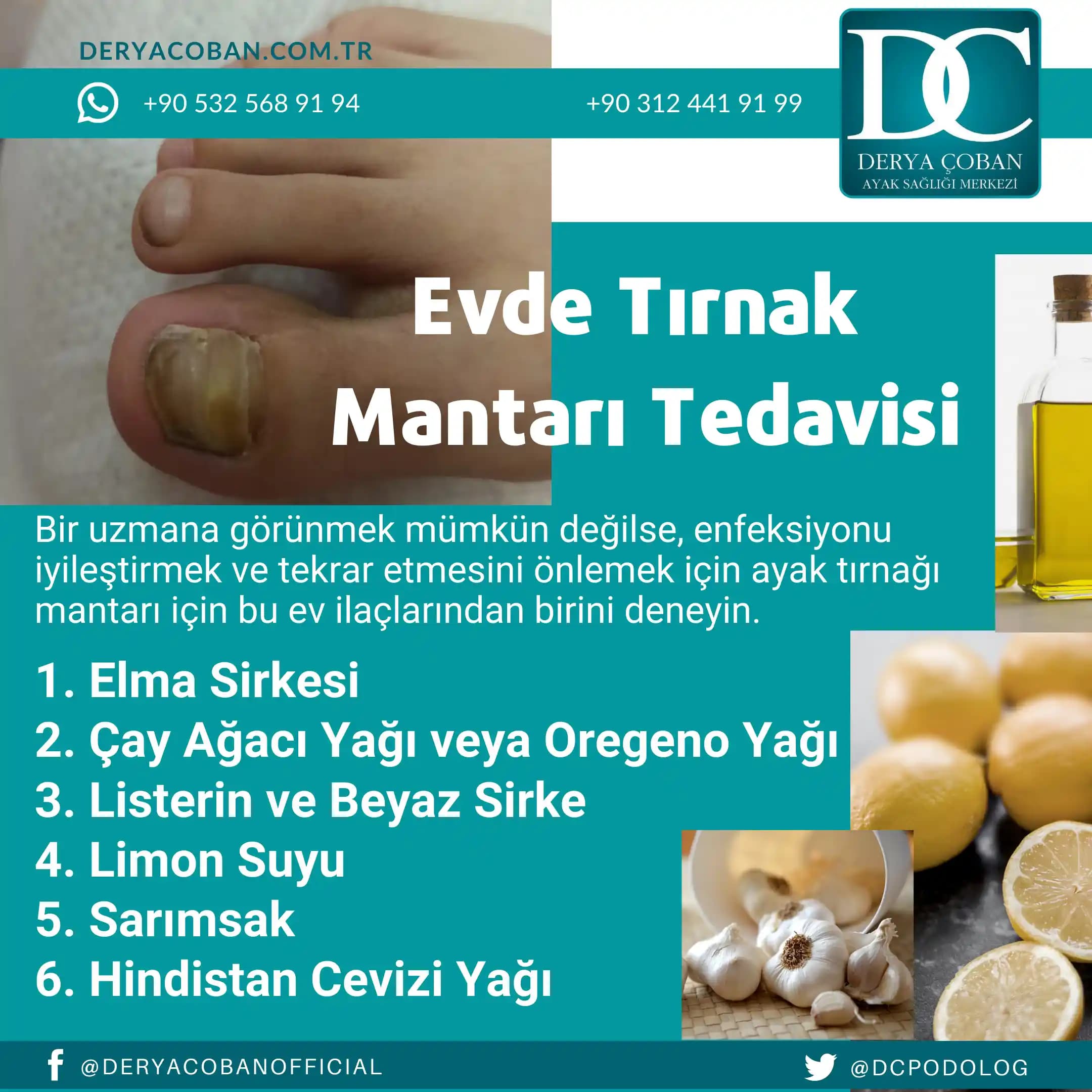 Ayak Tırnak Bakımında Doğal ve Evde Uygulanabilir Yöntemler