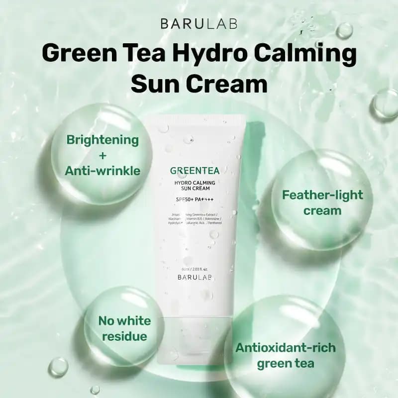 Barulab Yeşil Çay Hydro Calming Güneş Kremi İncelemesi ve Doğal İçerik Özellikleri