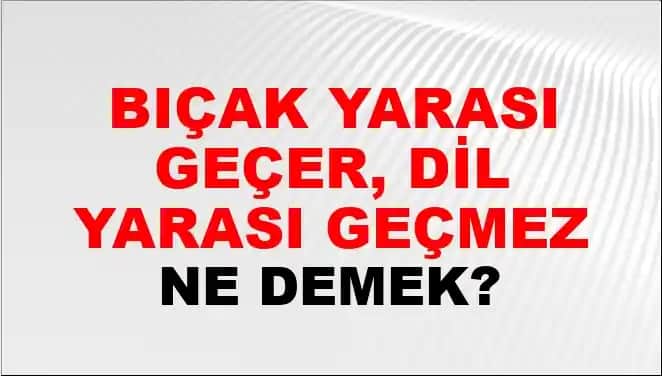 Bıçak Yarası Nasıl Geçer Estetik ve Sağlık Açısından Doğru Yöntemler