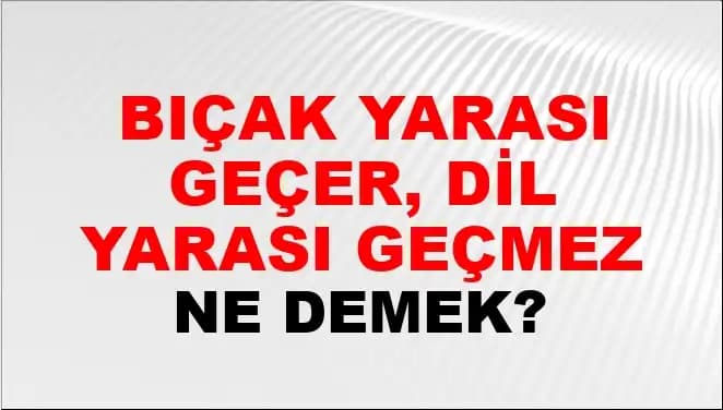 Bıçak Yarası Nasıl Geçer Estetik ve Sağlık Açısından Doğru Yöntemler