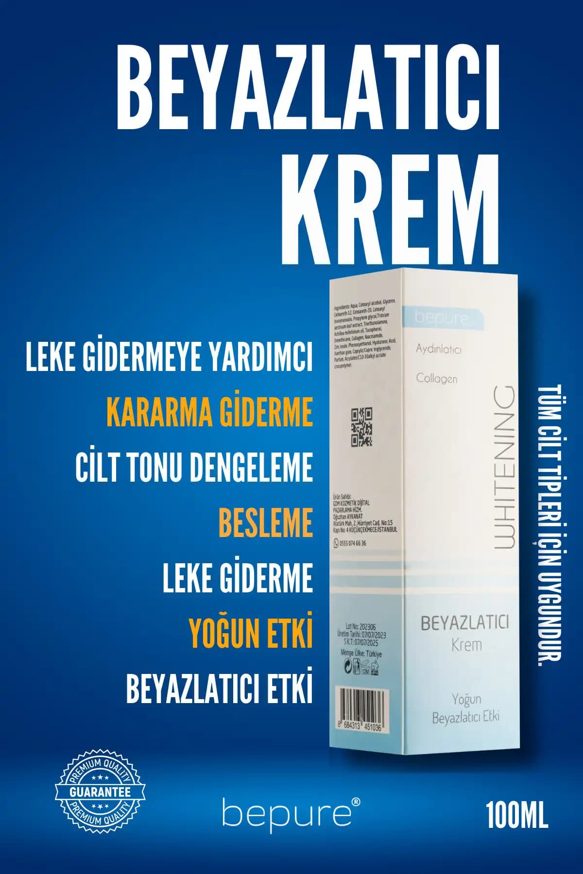 Cilt Kararmalarını Azaltan Beyazlatıcı Kremler ve Doğru Kullanım Yöntemleri
