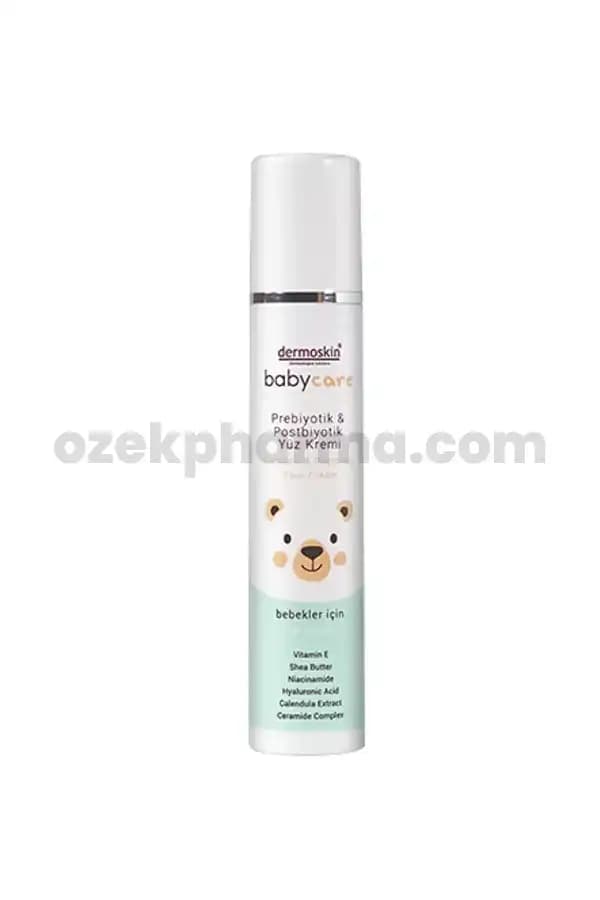 Dermoskin Babycare Prebiyotik ve Postbiyotik Yüz Kremi: Hassas Bebek Ciltleri İçin Doğal ve Güvenilir Bakım