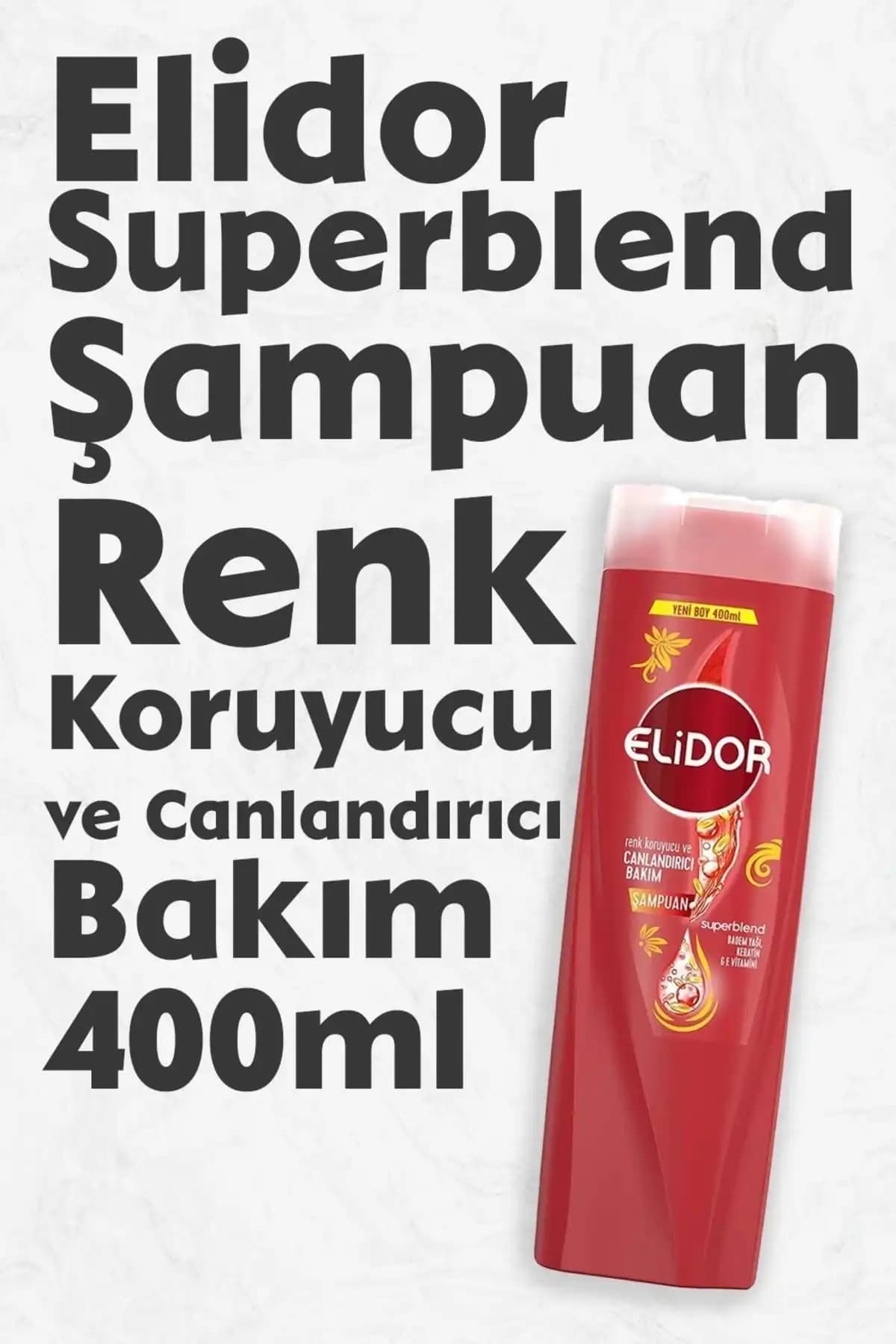 Elidor Superblend Şampuanı: Doğal İçeriklerle Saç Sağlığını Güçlendiren Ürün