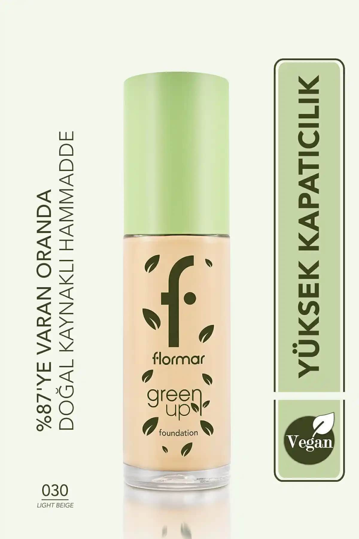Flormar Green Up Fondöten: Doğal Görünüm ve Cilt Sağlığına Uygun Seçenek