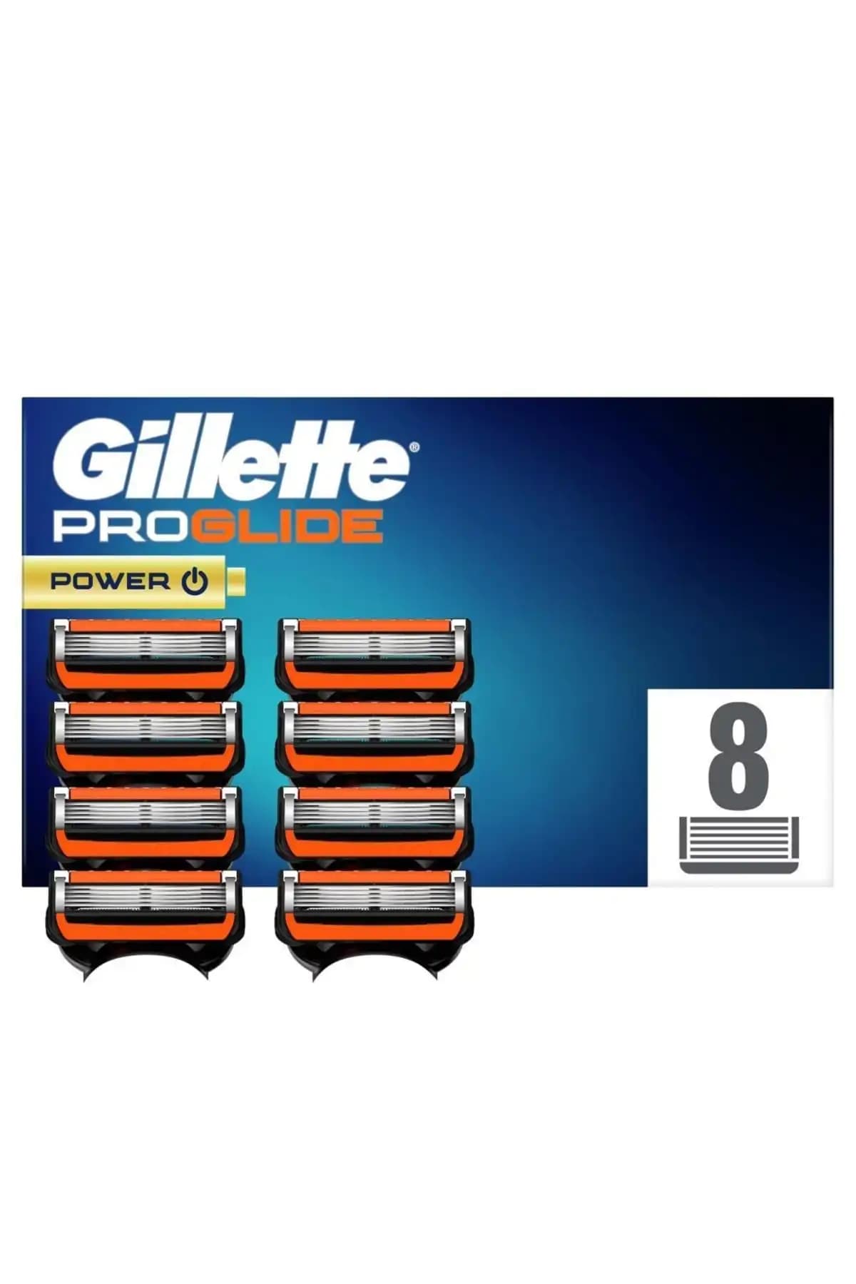 Gillette Fusion 5 ProGlide Power 8'li Yedek Tıraş Bıçağı: Erkek Bakımında Yenilikçi Teknoloji ve Konfor