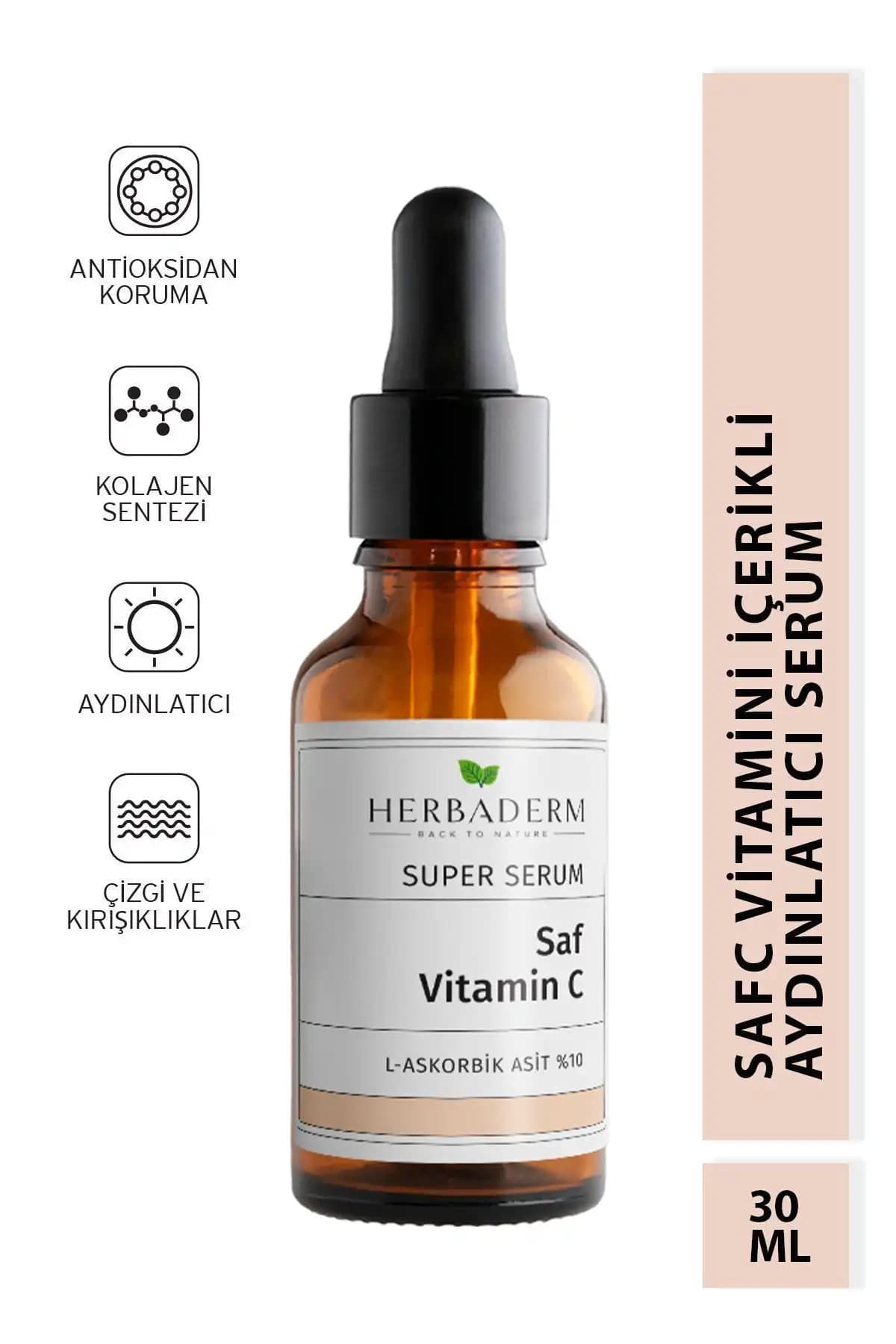Herbaderm C Vitamini Serumu ile Cilt Sağlığınızı Güçlendirin ve Parlaklık Kazanın