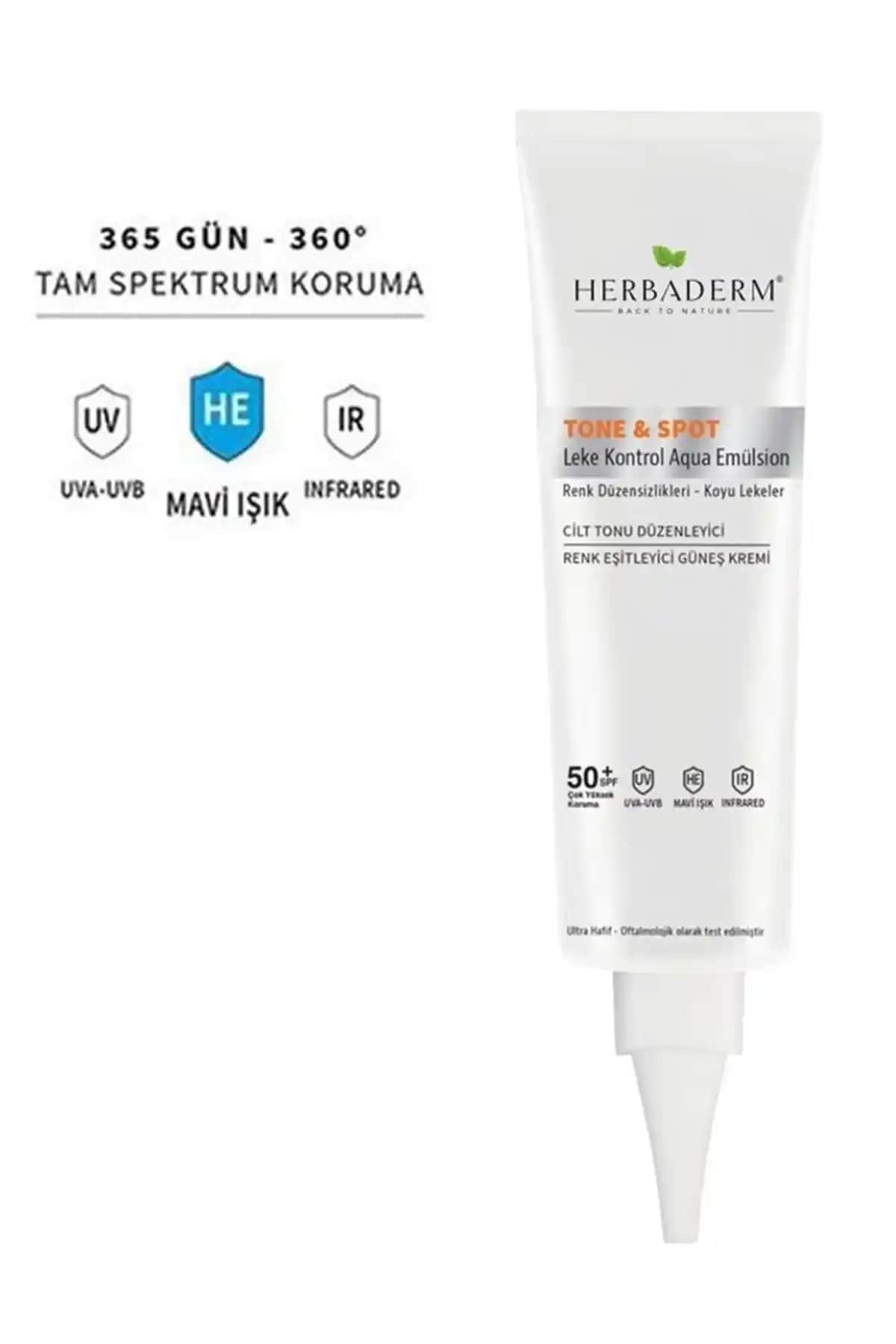 Herbaderm Ton Spot Güneş Kremi ile Cilt Tonunu Eşitleyen ve Koruyan Bakım Ürünü