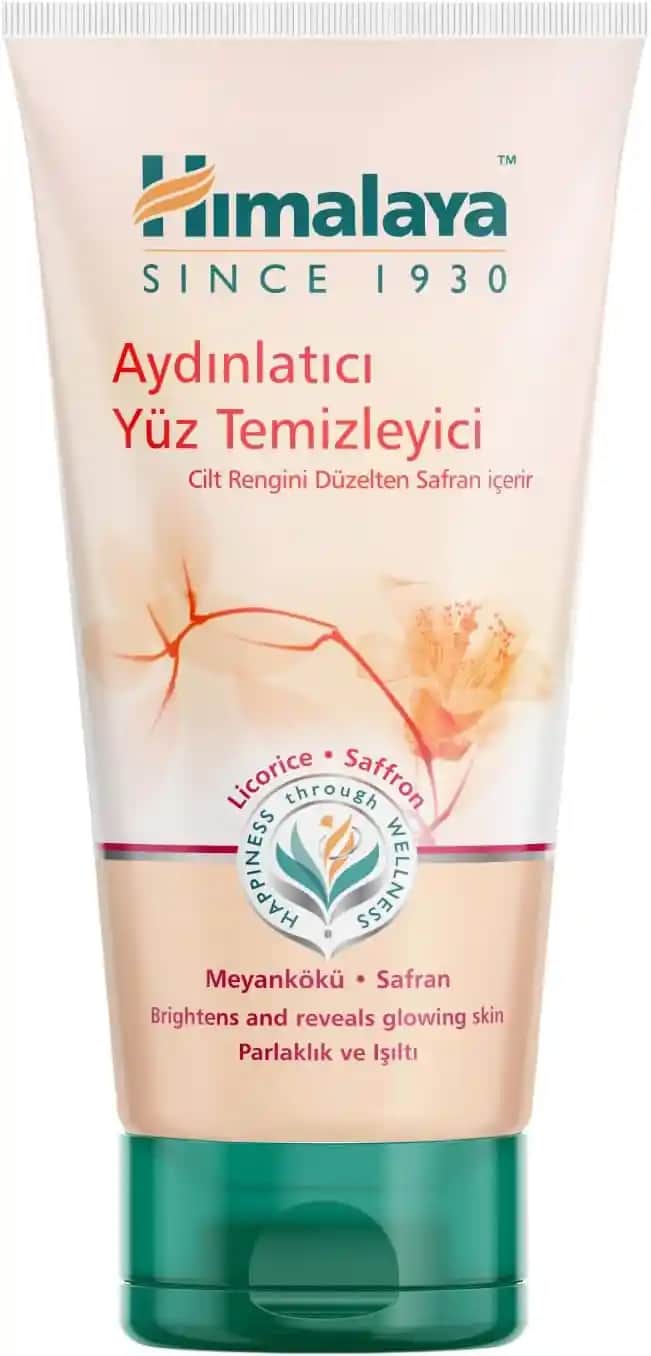Himalaya Ayınlatıcı Yüz Temizleyici: Doğal İçeriklerle Parlak ve Eşit Cilt İçin