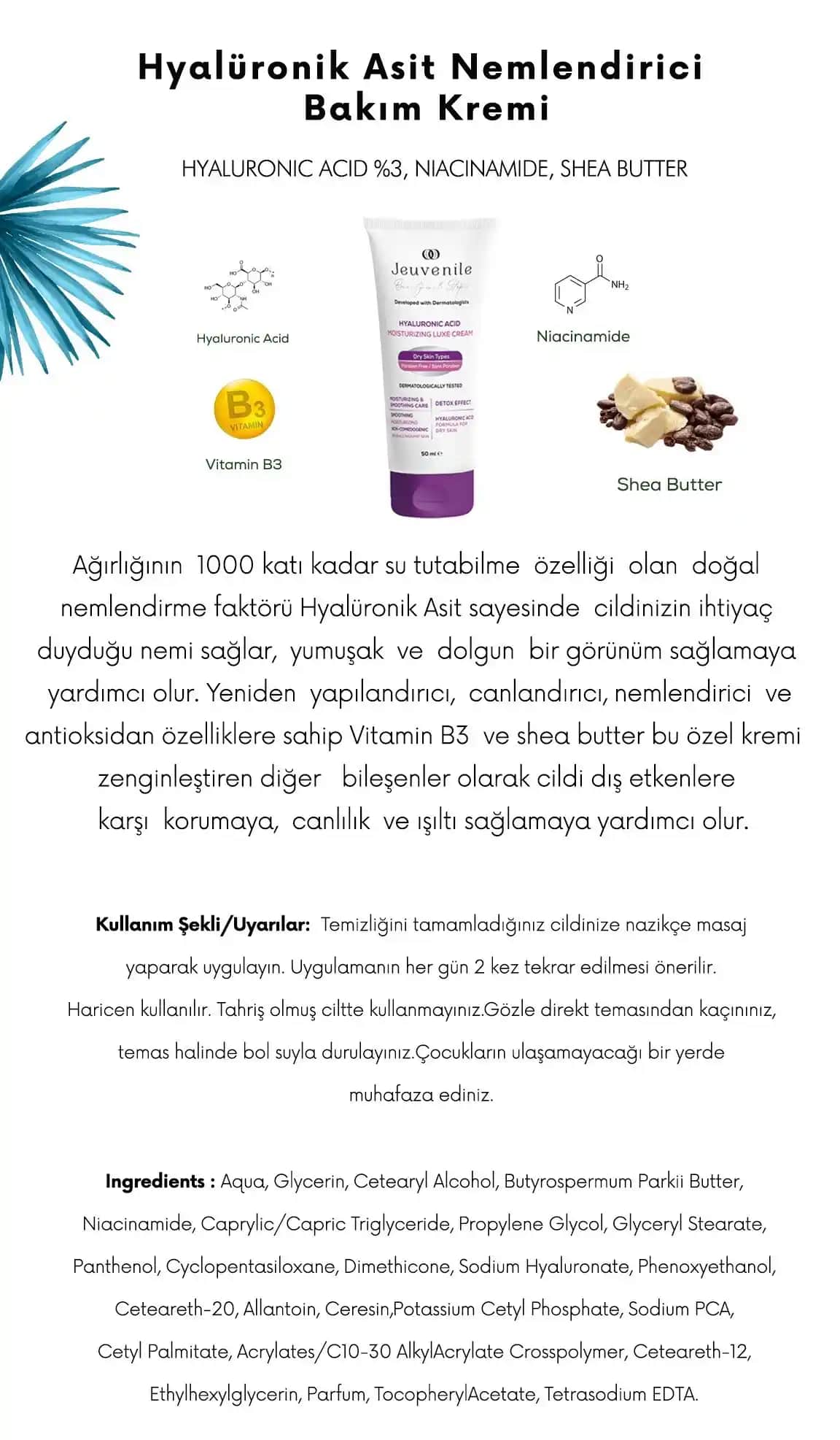 Hyaluronik Asitli Kremler: Cilt Sağlığını Destekleyen Modern Bakım Ürünleri