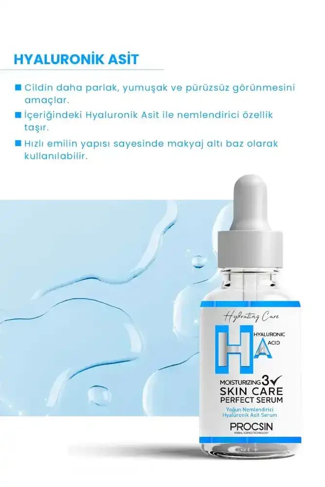 Hyaluronik Asitli Serumlar: Cilt Sağlığını Destekleyen Nemlendirici Çözümler