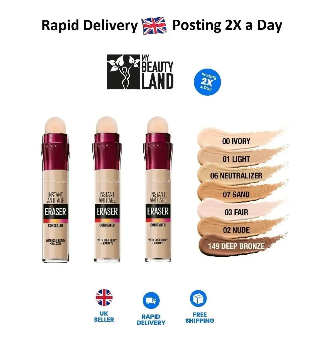 Instant Age Eraser Concealer ile Hızlı ve Doğal Makyaj Sonuçları Sağlayın