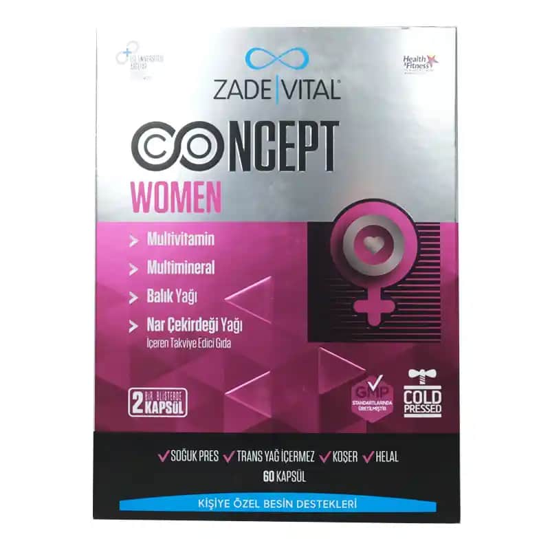 Kadınlar İçin Doğal ve Çok Yönlü Kozmetik Çözüm Zade Vital Concept Woman