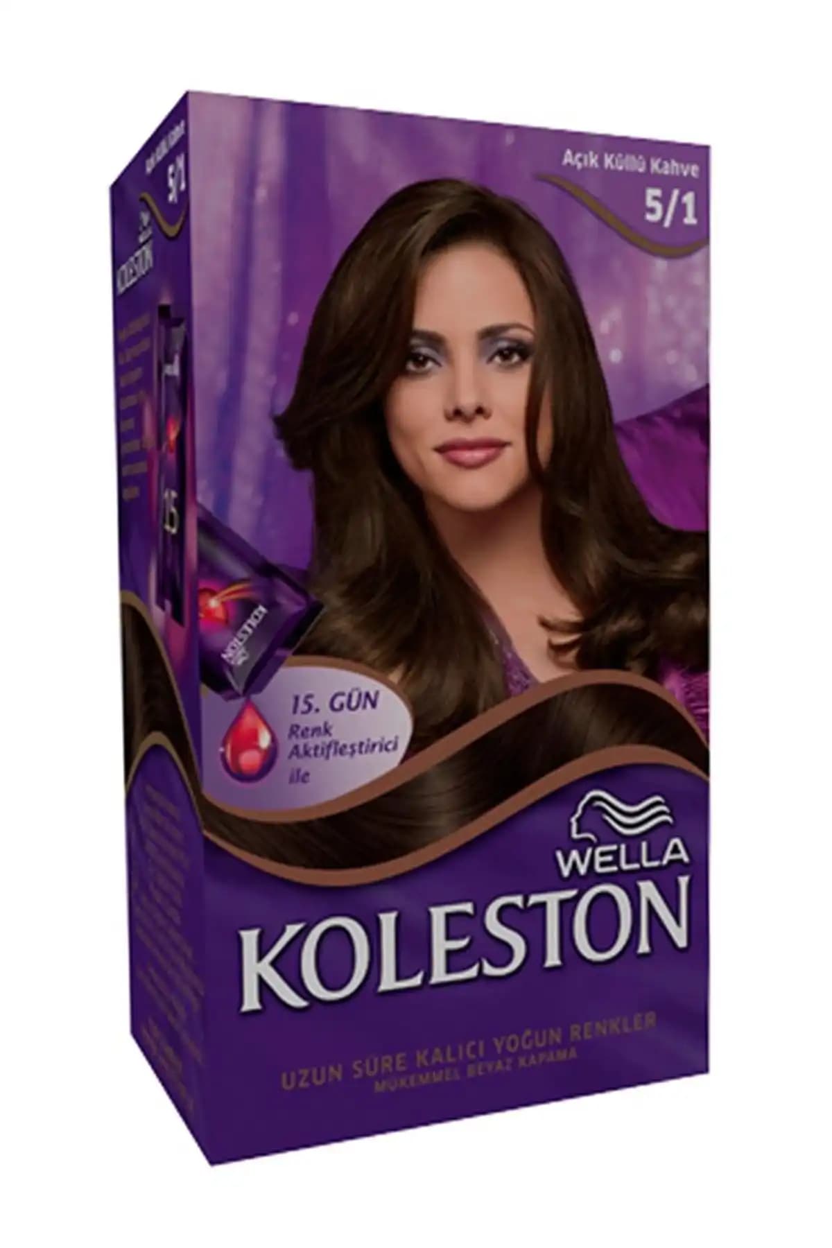 Koleston 5.1 Açık Küllü Kahve: Doğal ve Parlak Saç Renkleri İçin Uygun Seçenek