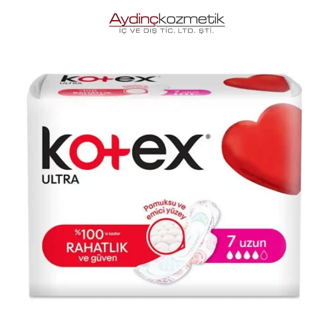 Kotex Ultra Uzun Günlük Hijyen Pedleri ile Gün Boyu Güvenli ve Konforlu Koruma