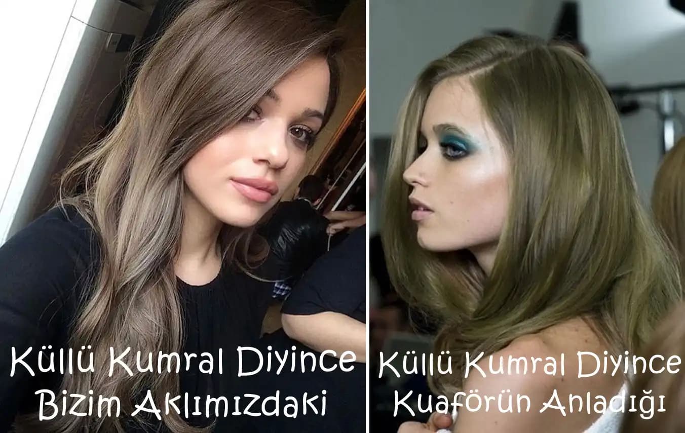 Küllü Kumral ve Gümüş Gri Renkleriyle Modern Kozmetik Stili İpuçları