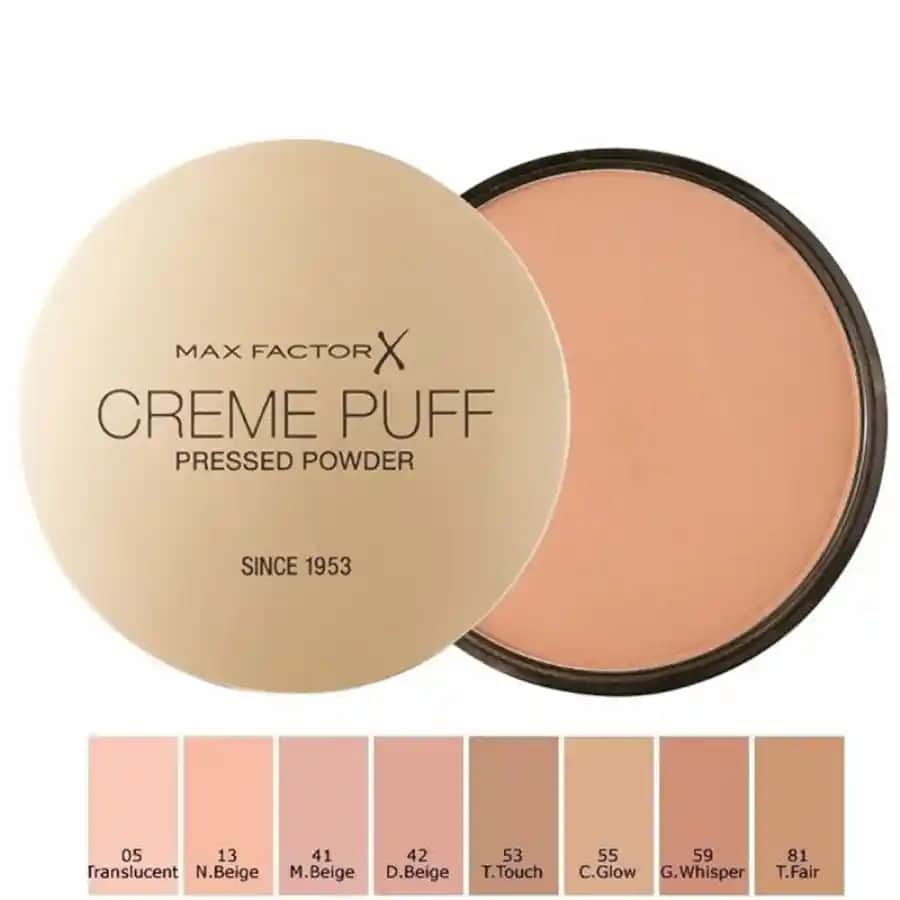Max Factor Creme Puff: Çok Yönlü ve Doğal Görünüm Sağlayan Klasik Makyaj Ürünü