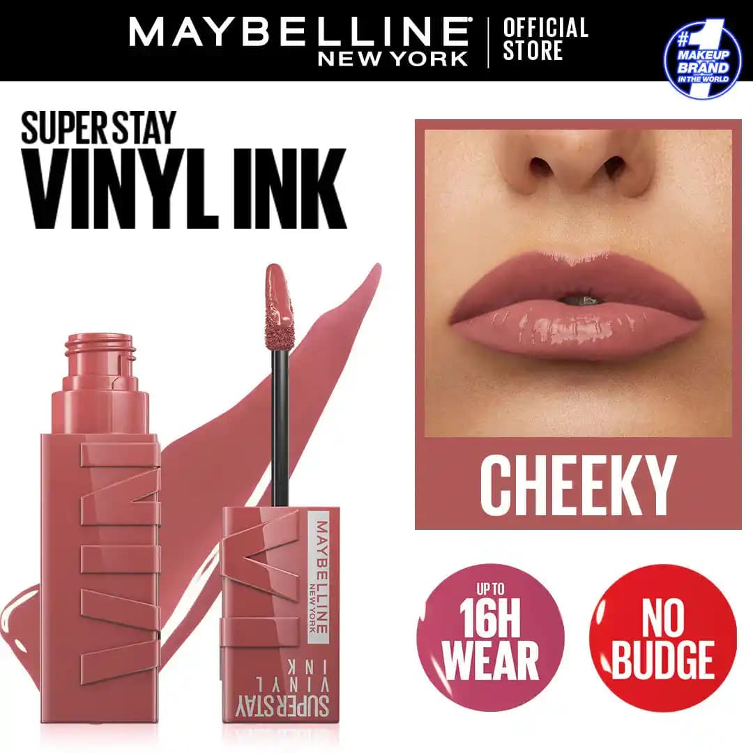 Maybelline Superstay Vinyl Ink Cheeky Kalıcı ve Parlak Makyaj Rujları Hakkında Bilgi