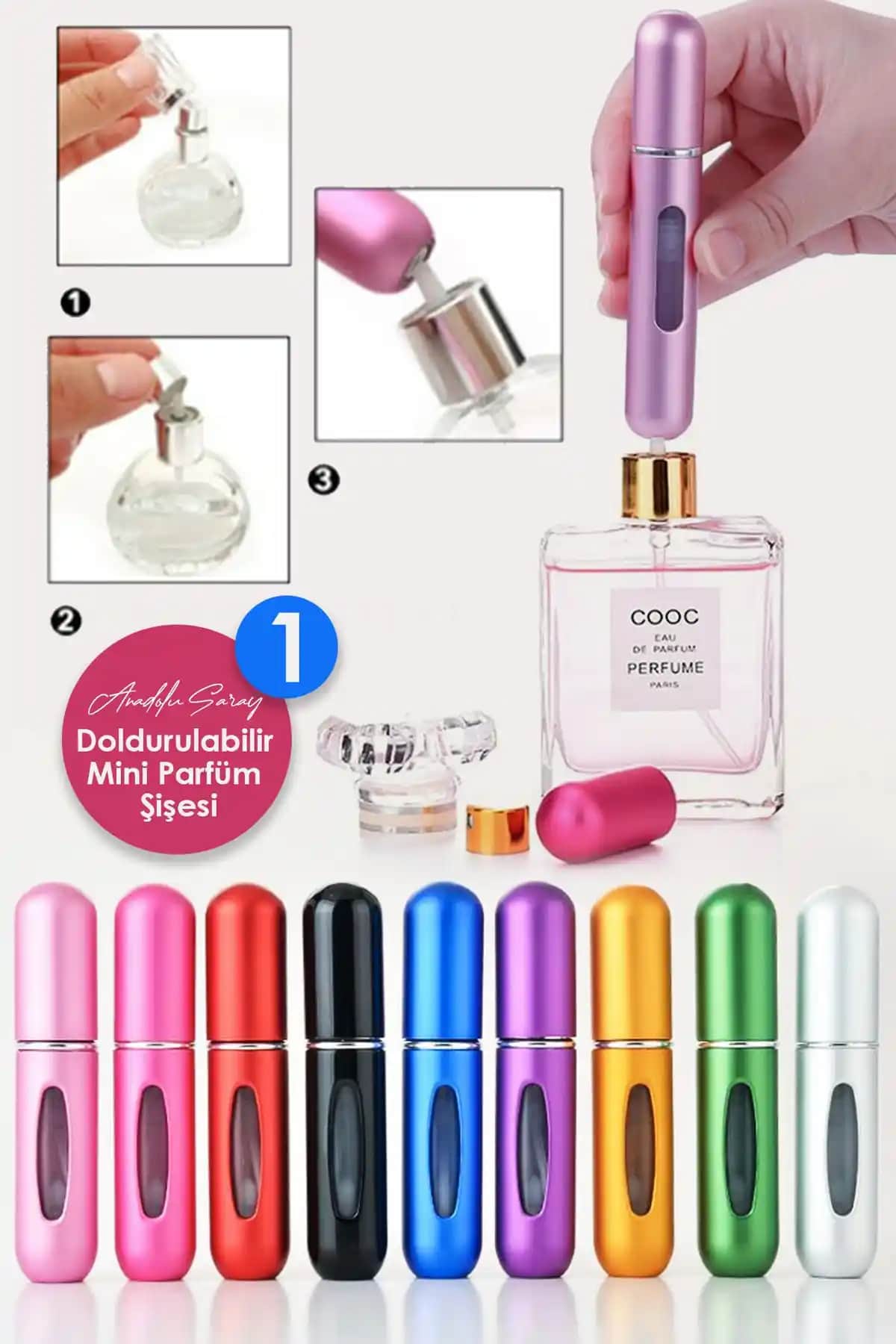 Mini Parfüm Şişeleri: Taşınabilirlik ve Estetiğin Birleştiği Kozmetik Çözüm