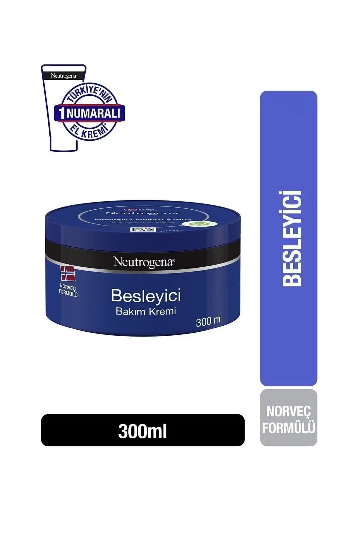 Neutrogena 300 ml Krem: Yoğun Nemlendirme ve Hassas Ciltler İçin Güvenilir Çözüm