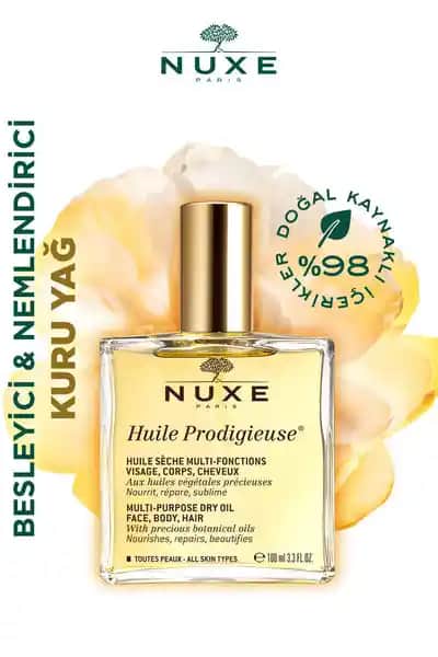 Nuxe Huile Prodigieuse: Çok Amaçlı Kuru Yağ ile Cilt ve Saç Bakımında Yenilik